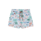 Front View Of Boys 2 Match Drawstring Swim Shorts | white-multi
