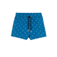 Front View Of Boys 2 Match Drawstring Swim Shorts | navy-light-blue
