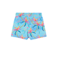 Back View Of Boys 2 Match Drawstring Swim Shorts | navy-red