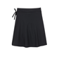 Back View Of Sea Solids Swim Skirt with Inner Short | sea-black