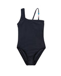 Sun Beading Asymmetrical Beaded One Piece-Black