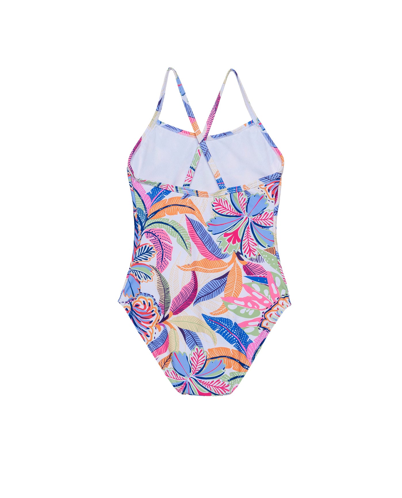 Tropic Fun Criss Cross Back One Piece-Multi