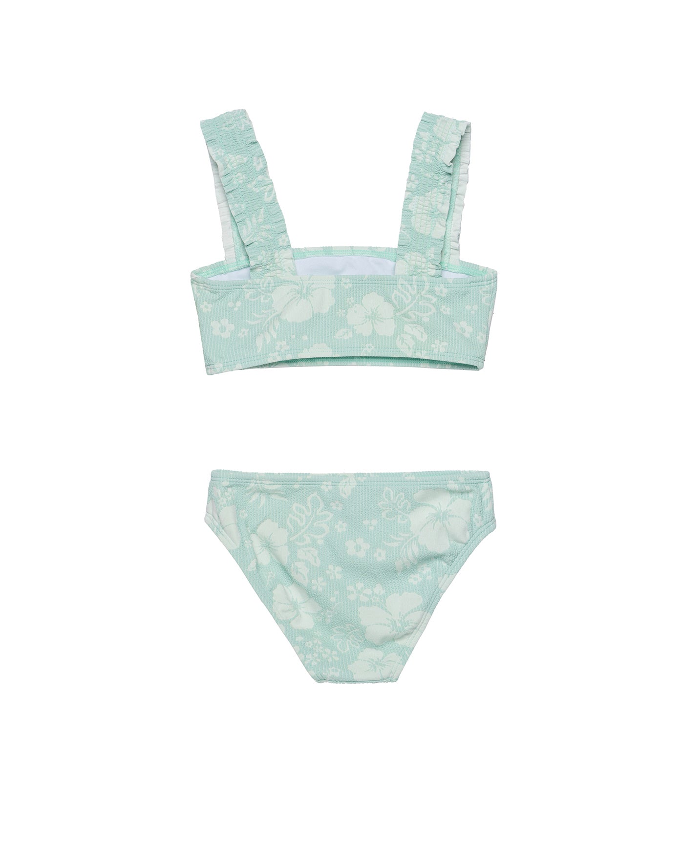 California Dreams Textured Swim Set-Green