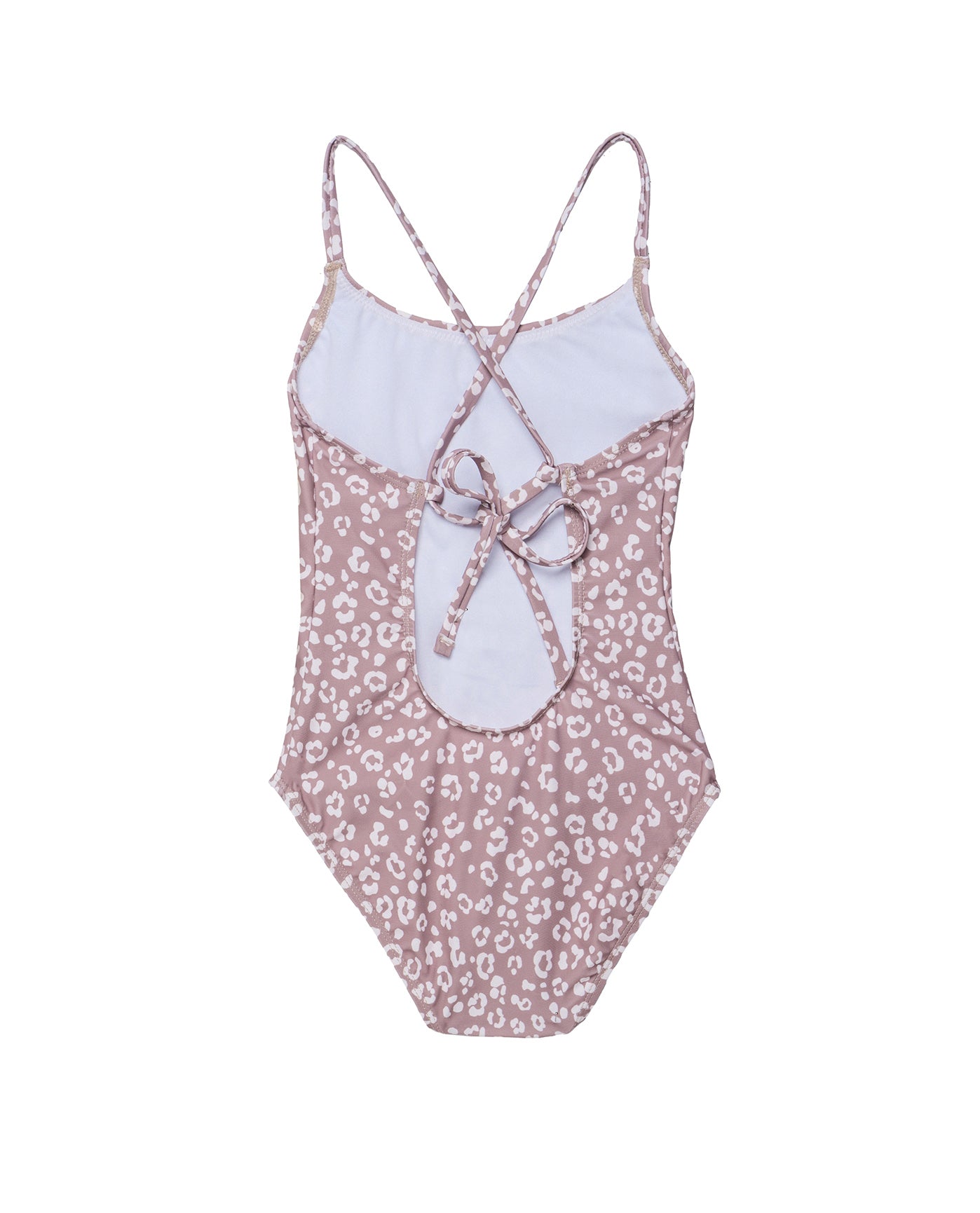 Leopard Love Criss Cross Back Adjustable One Piece-Cacao