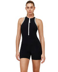 Coco High Neck Swim Romper