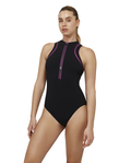 Duke High Neck Front Zip One Piece